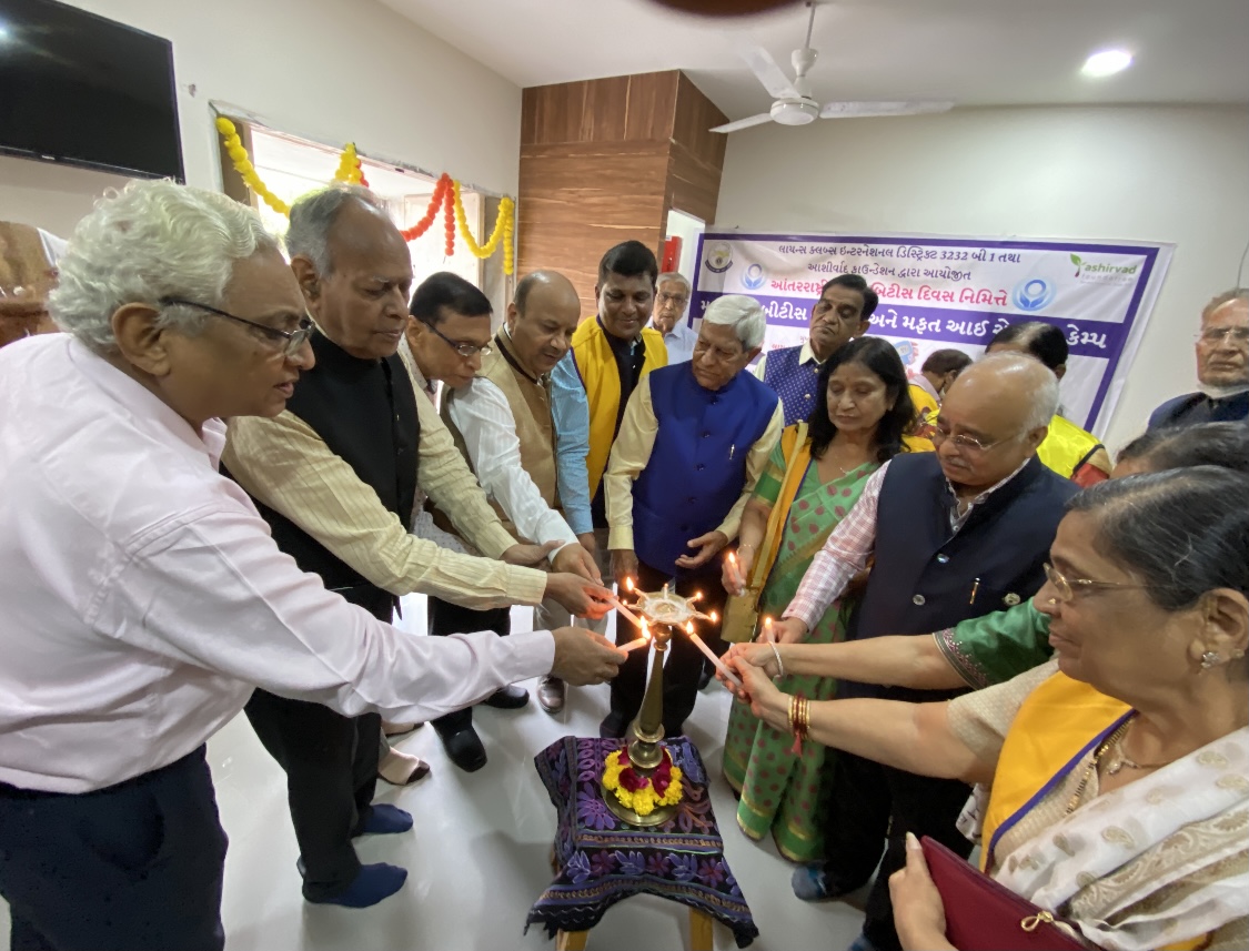 14TH NOV 2021 -FREE MEDICAL HEALTH CHECK-UP CAMP AT ASHIRVAD FOUNDATION WITH LIONS CLUB, AHMEDABAD